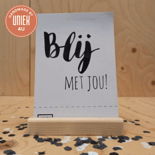 Kaart - Blij met jou!