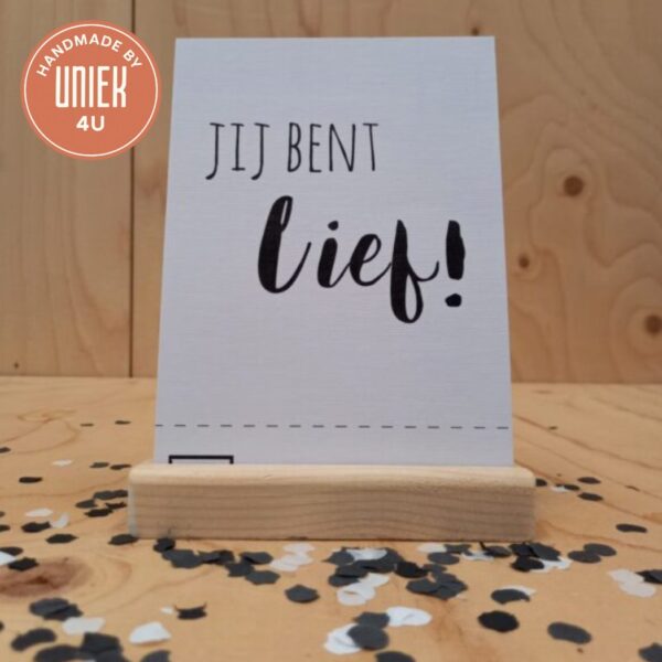 Kaart - Jij bent lief!