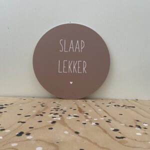 Muurcirkel - Slaap lekker