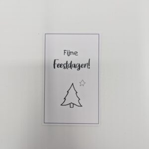 Minikaartje - Fijne Feestdagen