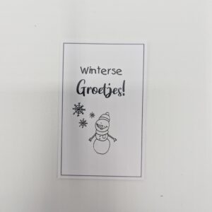 Minikaartje - Winterse Groetjes