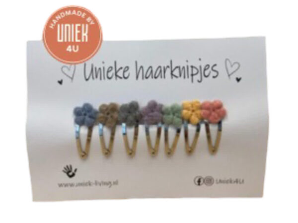 Unieke Haarknipjes – handgemaakt, speels en stijlvol in verschillende kleuren