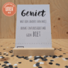 Kaart - Geniet, wat een ander van mij denkt interesseert me geen biet