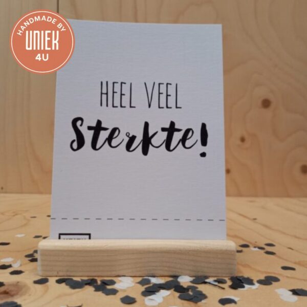 Kaart - Heel veel sterkte!