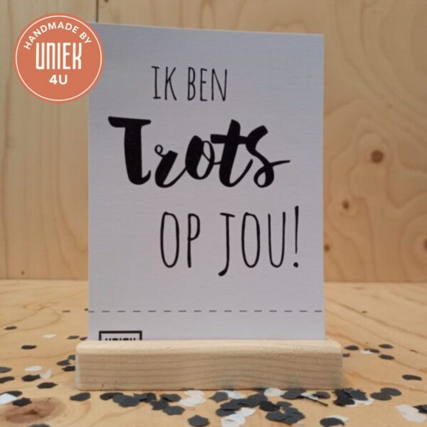 Kaart - Ik ben trots op jou!