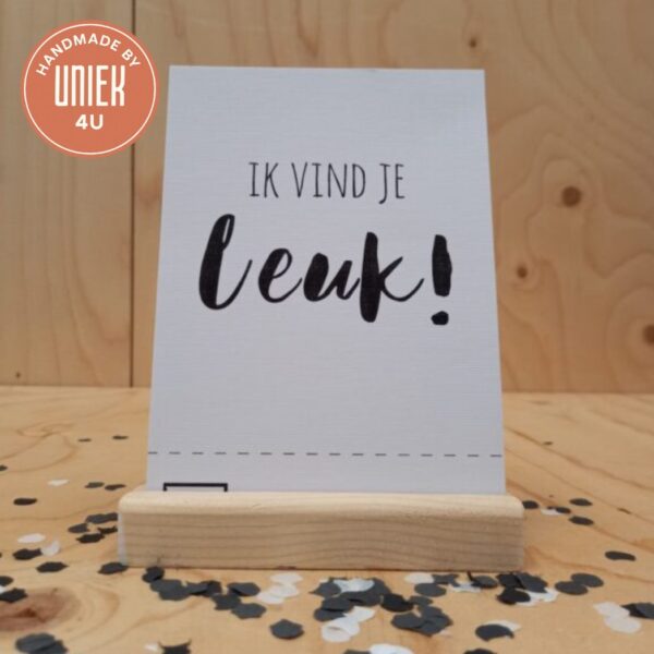 Kaart - Ik vind je leuk!