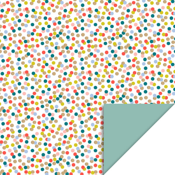 Cadeauzakje Small Confetti Bright - Misty Green - Afbeelding 2