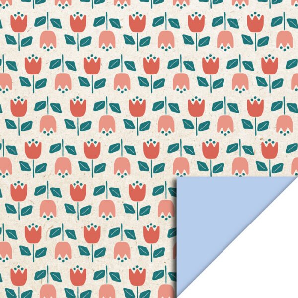 Cadeauzakje Tulips - Skye Blue - Afbeelding 2