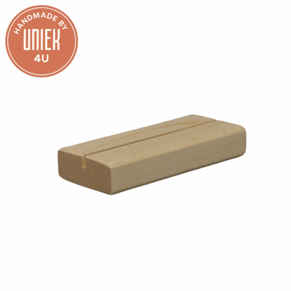 Uniek4U  - Kaartenhouder ( Hout )