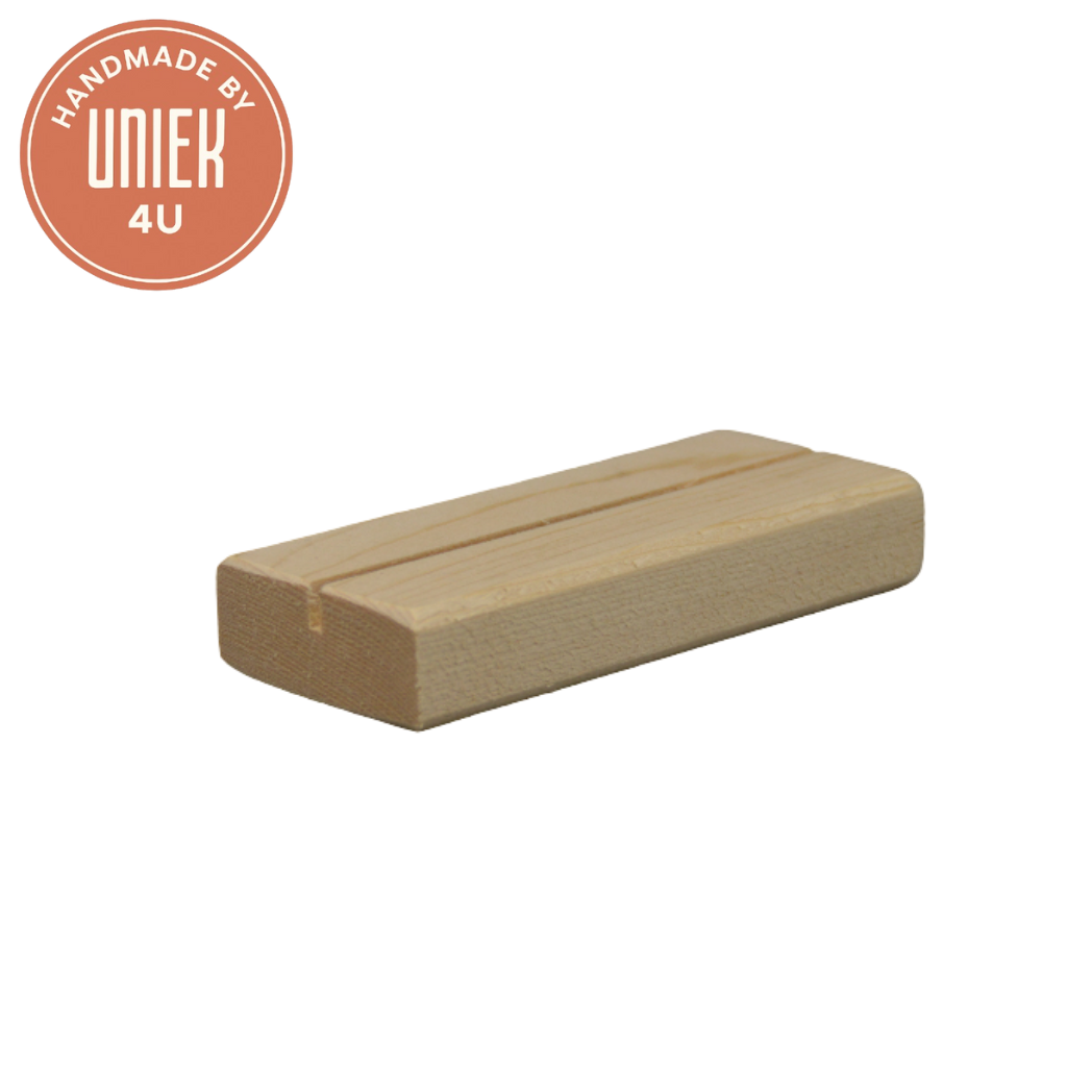 Uniek4U  - Kaartenhouder ( Hout )
