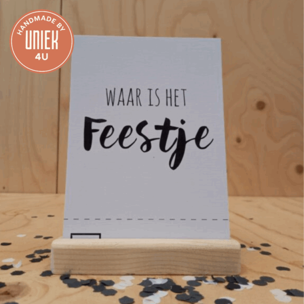 Kaart - Waar is het feestje?