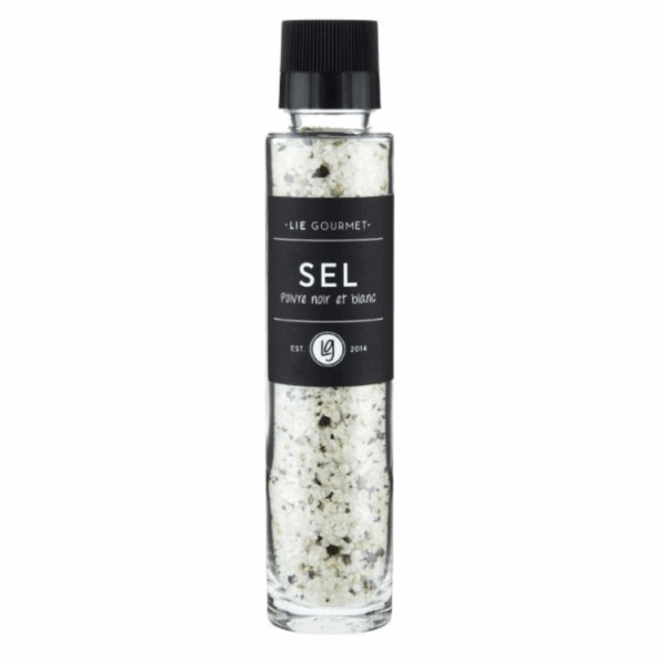 Lie Gourmet Zout Poivre Noir Et Blanc