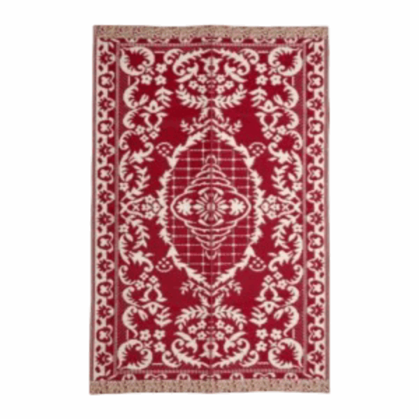 Rice - Plastic Tapijt - Rood