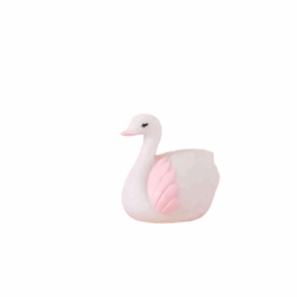 Rice - Zwaan - Wit/Roze