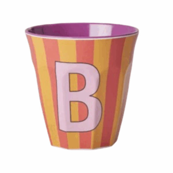 Rice - Beker - B - Oranje/Roze