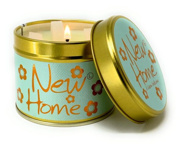 Lily Flame Geurkaars in Blik - New Home - Afbeelding 2