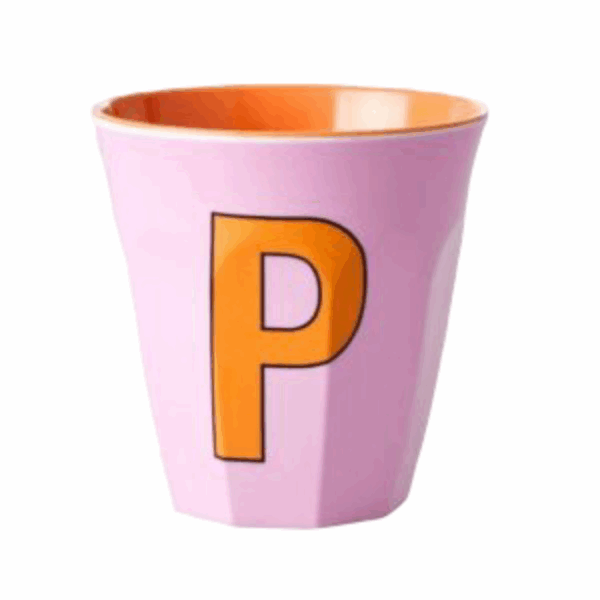 Rice - Beker - P - Roze/Oranje