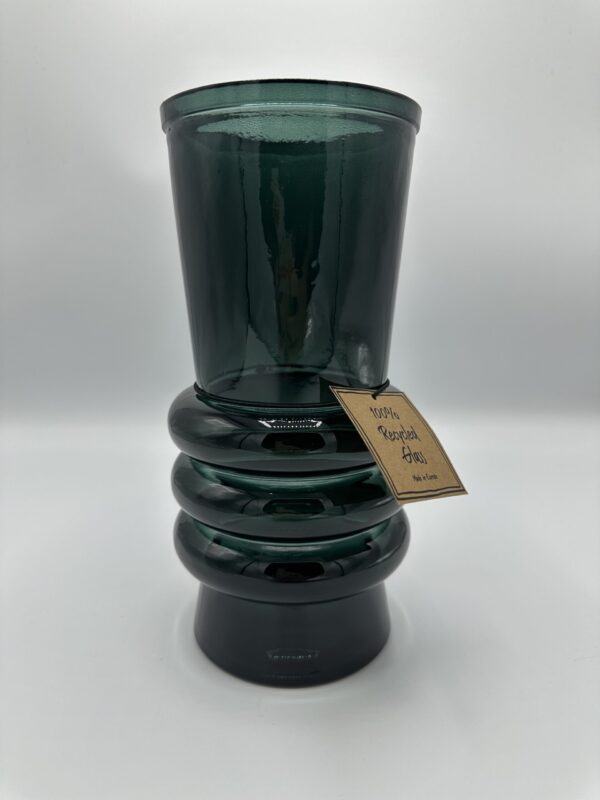 Vaas gerecycled glas - Groen