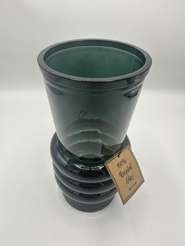 Vaas gerecycled glas - Groen - Afbeelding 2