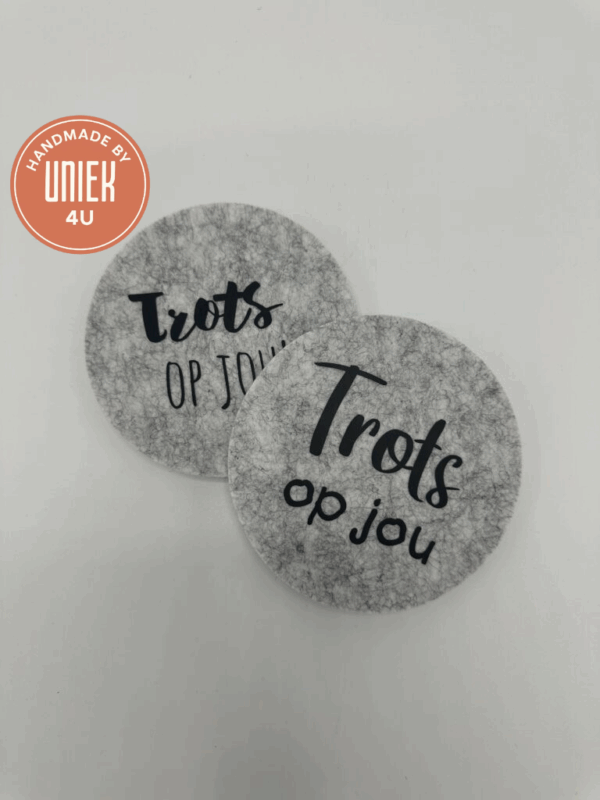 Onderzetter - Trots op jou