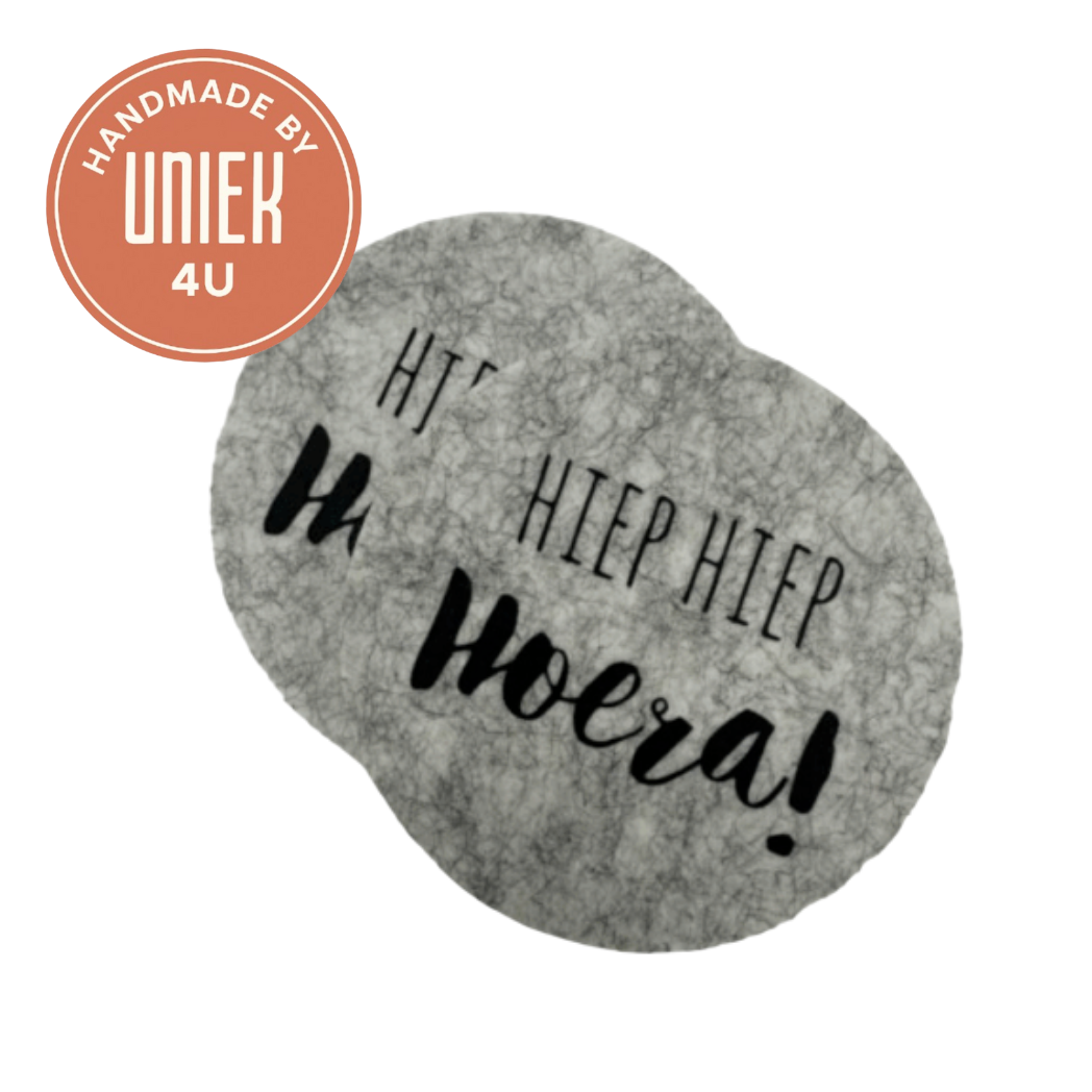 Onderzetter - Hiep hiep hoera