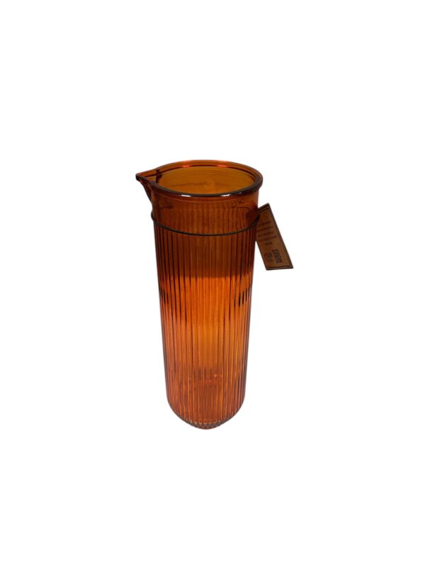 Karaf gerecycled glas Oranje - Afbeelding 2