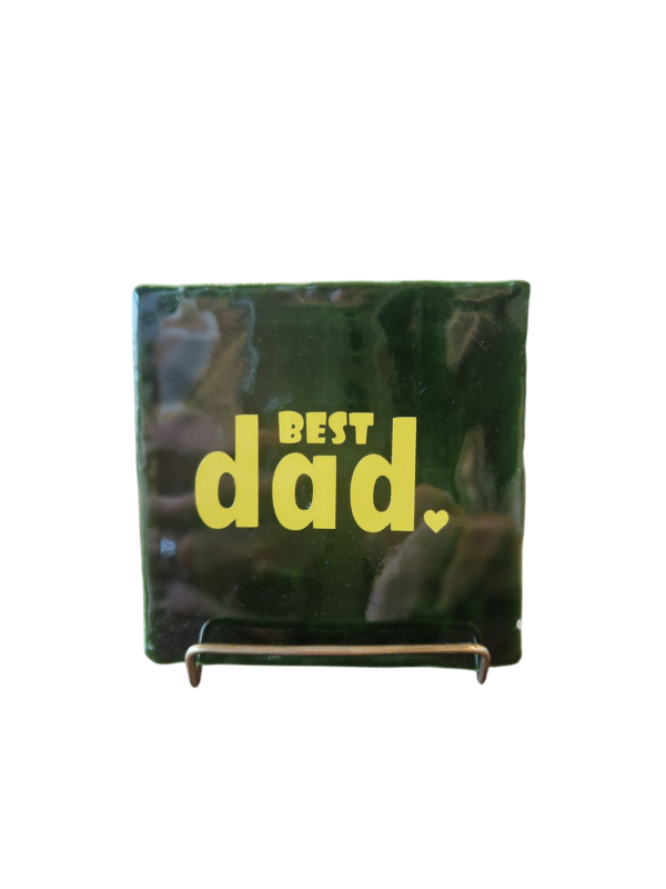 Tegeltje - Best dad.