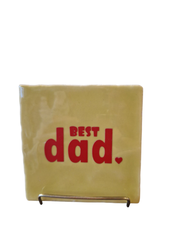 Tegeltje - Best dad.