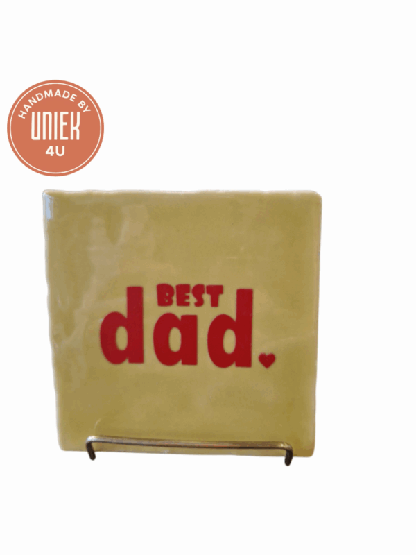 Tegeltje - Best dad.