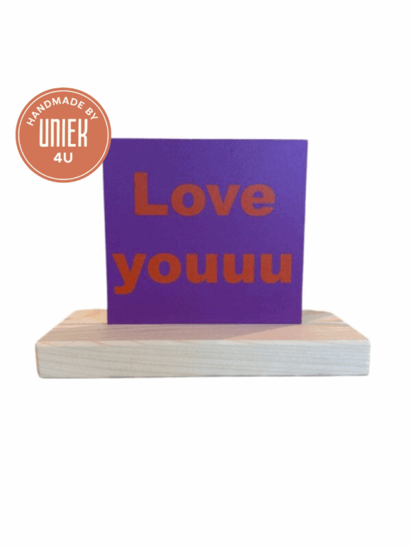 Forex tegeltje - Love youuu