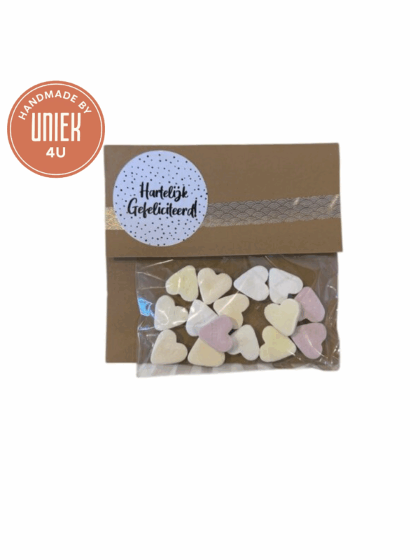 Pakketje - Hartjes snoepjes