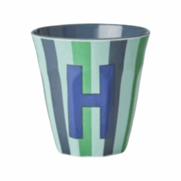 Rice - Beker - H - Grijs/Groen