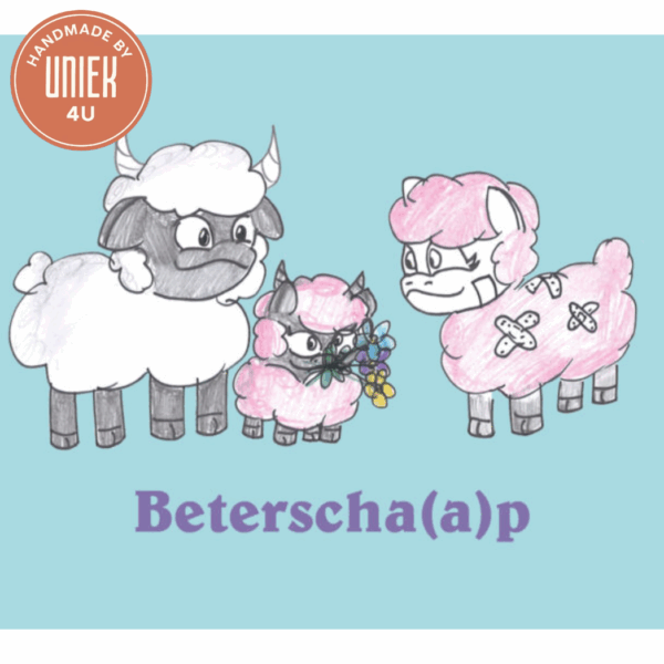Handgemaakte kaart - Beterscha(a)p