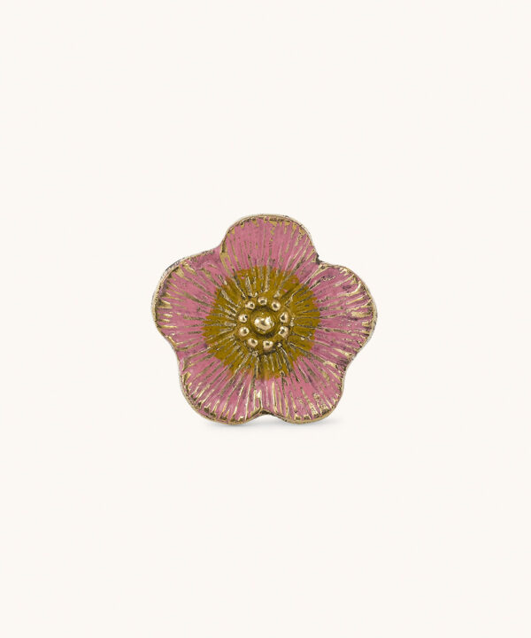 Faye Bloem Kastknop Roze - Afbeelding 2