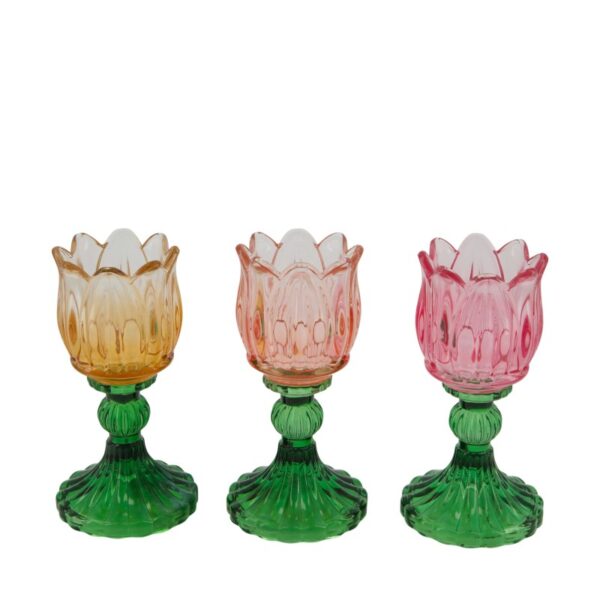 Waxinelichtjehouder Roze - Afbeelding 2