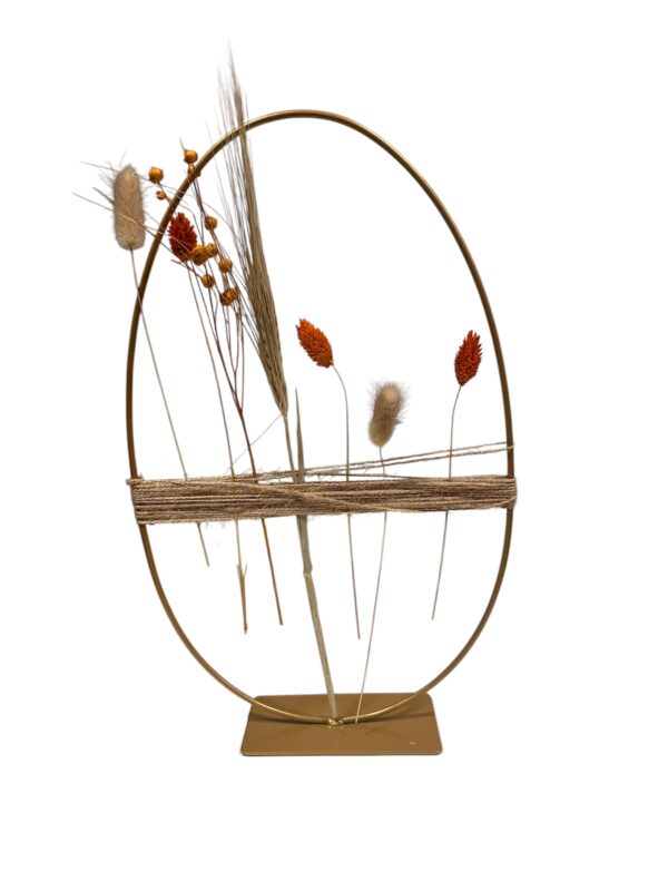 Pasen decoratie met droogbloemen