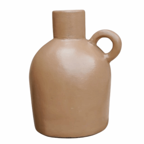 Hippie Monkey vaas bruin