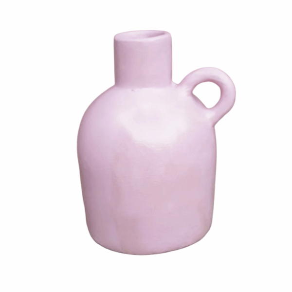 Hippie Monkey vaas roze decoratieve bloemenvaas