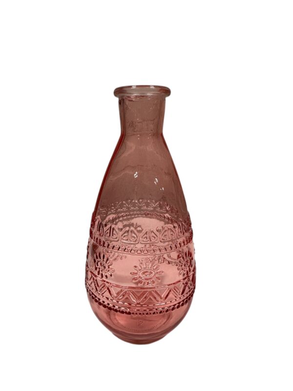 Vaasje met versierrand - Roze