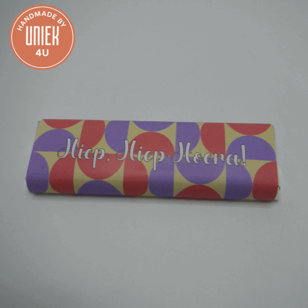 Chocolade reep - Hiep, Hiep hoera