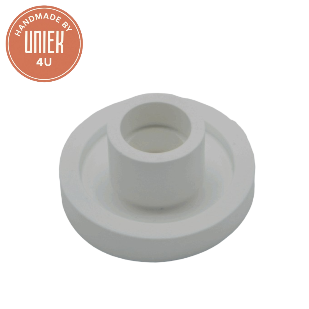 Uniek - Kaarsenhouder - Porseleingips - Rond klein