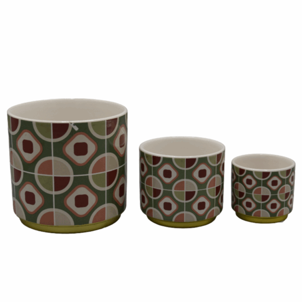 Dijk - Bloempotten - Retro - Klein, middel en groot