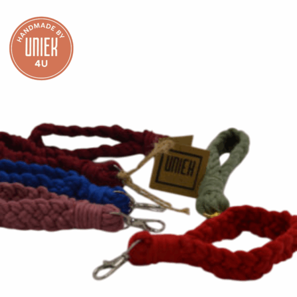Telefoonkoord Macramé- verschillende kleuren