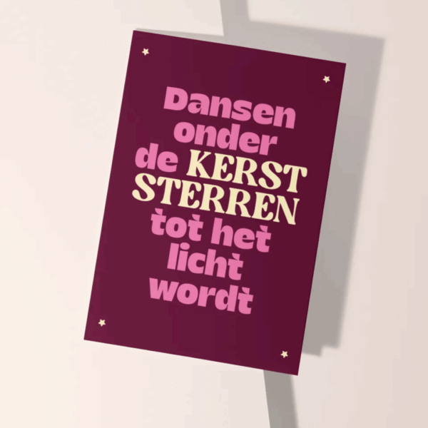 Heyday - kerstkaart - Dansen onder de kerststerren tot het licht wordt
