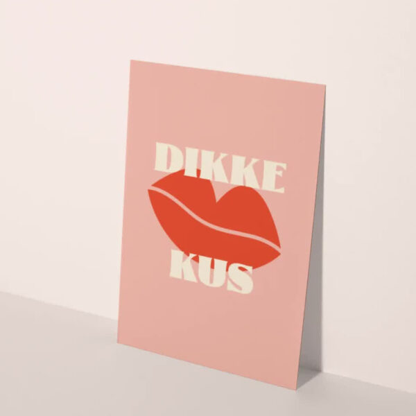 Heyday - A6 kaart - Dikke kus - roze