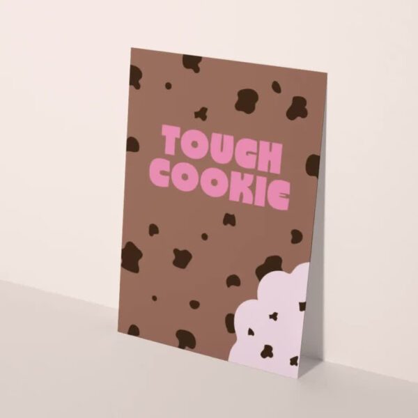 Heyday - A6 kaart - Tough cookie - bruin met roze