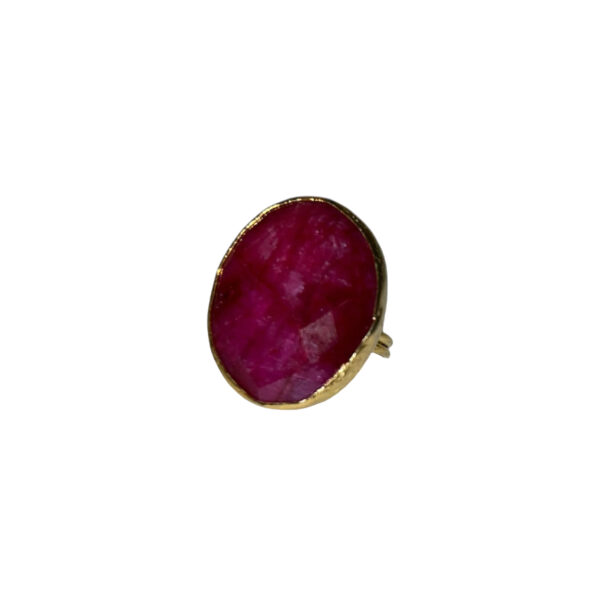 By Jam Gioielli - Ring - Roze edelsteen