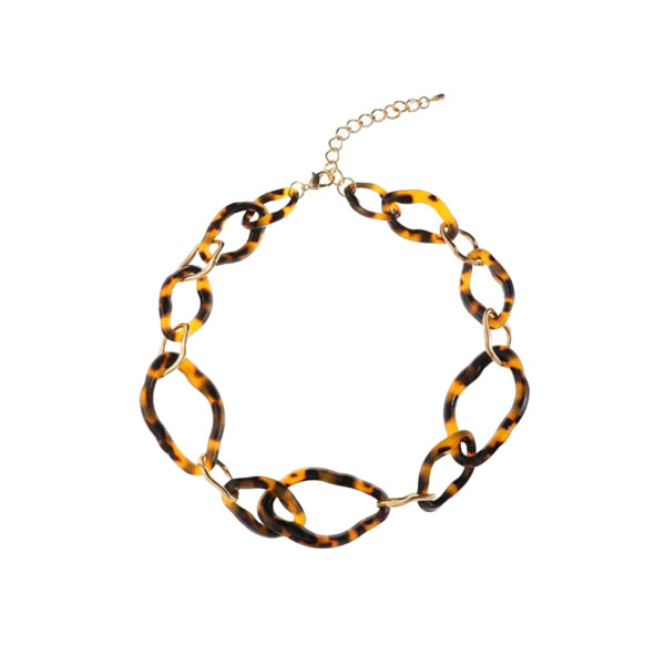 By Jam Gioielli - Ketting - Goudbruine cirkels
