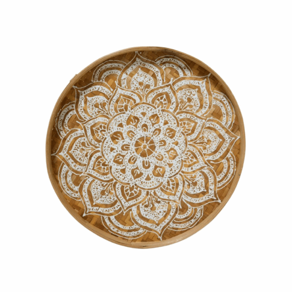 Hippie Monkey - Wanddecoratie - Bamboe - Bruin wit