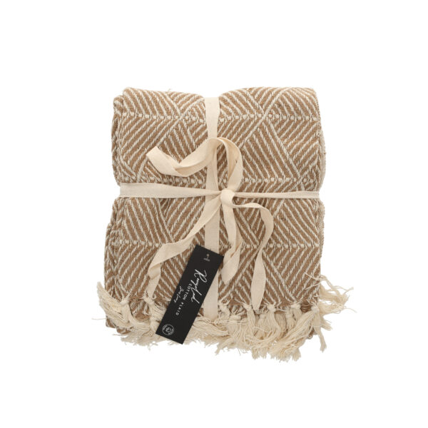 Jens Living - Cotton plaid - beige